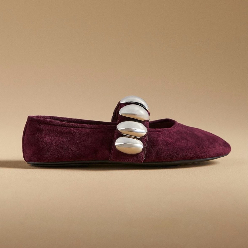 NWOT Gorgeous Jeffrey Campbell Women’s Wine Tendu Ballet Flats-SOLD OUT ONLINE!